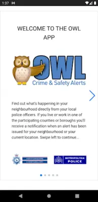 OWL crime alerts android App screenshot 4